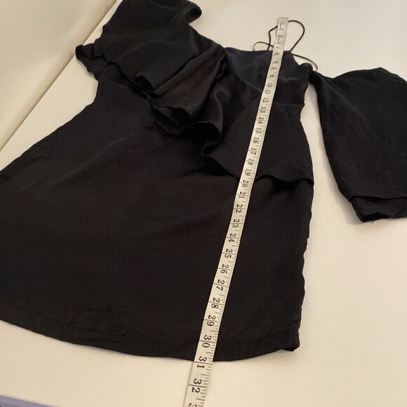 Revolve MLM Label Black Clyde Mini Dress Size Medium - Picture 13 of 14